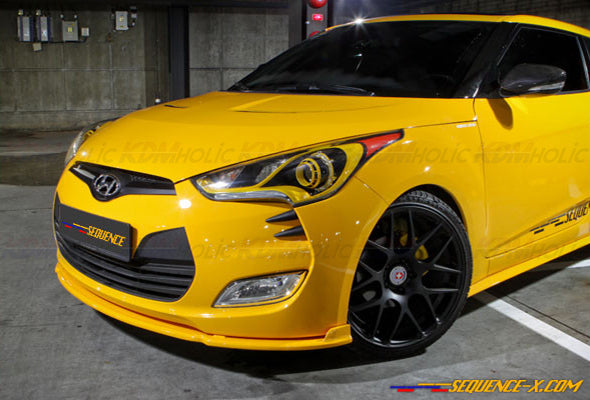 Hyundai Veloster Front Lip by Sequence Garage for 2012-2017 Naturally Aspirated Veloster 15