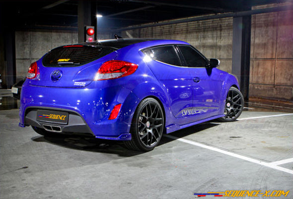 Hyundai Veloster Rear Lip Winglets by Sequence Garage for 2012-2017 Naturally Aspirated Veloster 5