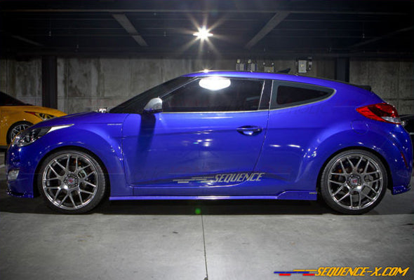 Hyundai Veloster Side Lip by Sequence Garage SPEC-1 for 2012-2017 Naturally Aspirated Veloster 5