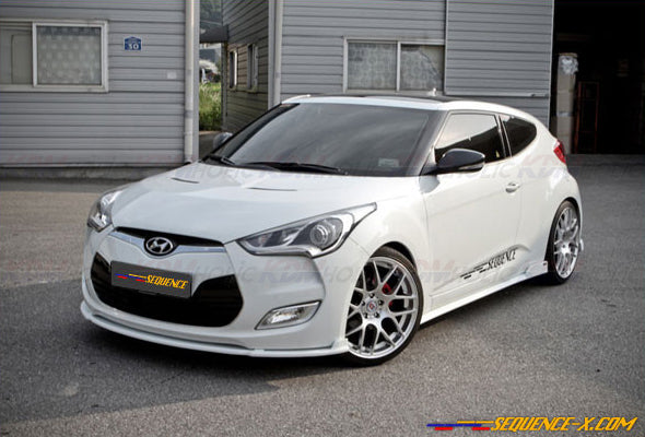 Hyundai Veloster Front Lip by Sequence Garage for 2012-2017 Naturally Aspirated Veloster 3