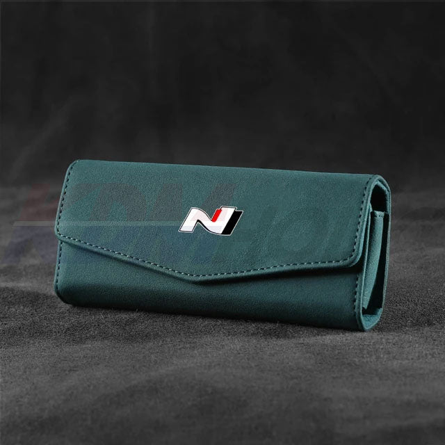 Sunglass Storage Case for All Hyundai NLine and N Car Enthusiasts Sun Visor Clip