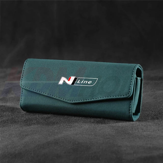 Sunglass Storage Case for All Hyundai NLine and N Car Enthusiasts Sun Visor Clip