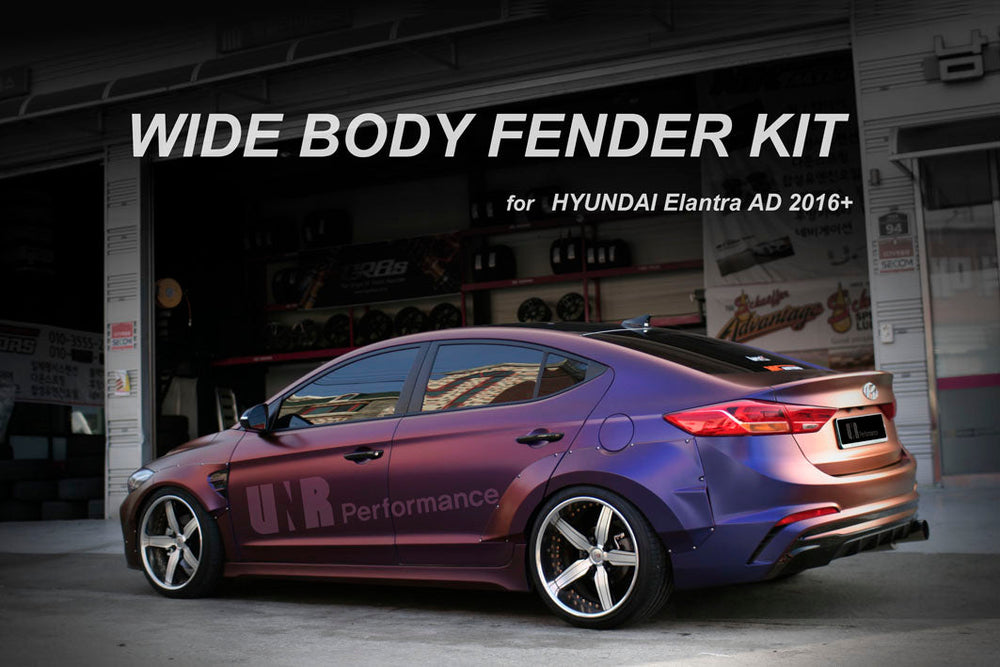 [UNR Performance] Widebody Fender Flares for Elantra AD 17-18