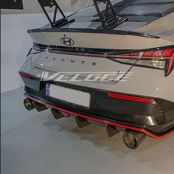 Shark Racing Diffuser Elantra N Exterior – KDMHolic