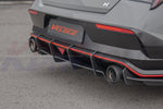 VELOCE Rear Wing Spats + Diffuser with Fins for Hyundai Elantra N 2024+