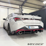 Hyundai Elantra N-Line Rear Diffuser and Spats Kit by Veloce for Model Years 2021~2023 8