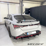 Hyundai Elantra N-Line Rear Diffuser and Spats Kit by Veloce for Model Years 2021~2023 7