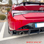 Hyundai Elantra N-Line Rear Diffuser and Spats Kit by Veloce for Model Years 2021~2023 4