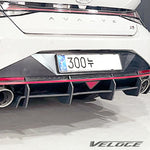 Hyundai Elantra N-Line Rear Diffuser and Spats Kit by Veloce for Model Years 2021~2023 10