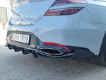 Genesis G70 Rear Diffuser and Rear Lip Spats Full Rear Aero Type-R by Veloce 11