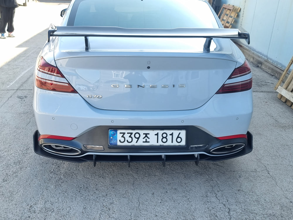 Genesis G70 Rear Diffuser and Rear Lip Spats Full Rear Aero Type-R by Veloce 10