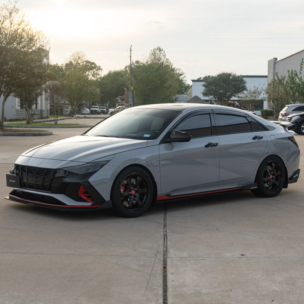 Hyundai Elantra N Lip Kit VELOCE Type N Full Aero Front Splitter Side ...