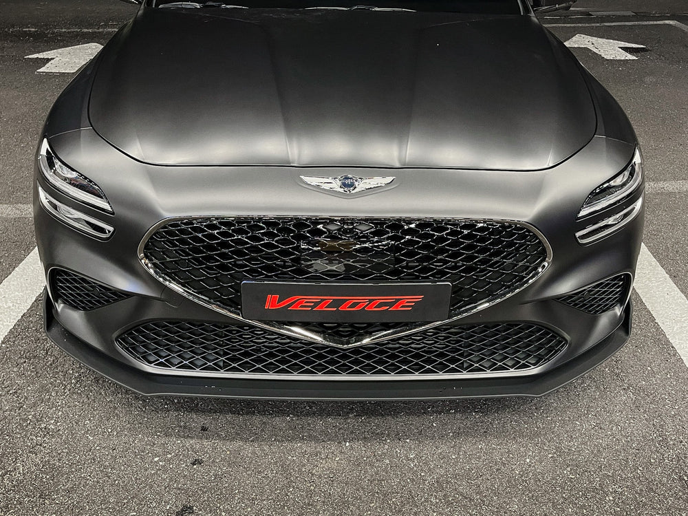 [VELOCE] Front Wing Air Dam Splitter for Genesis G70 2022+ VELG701