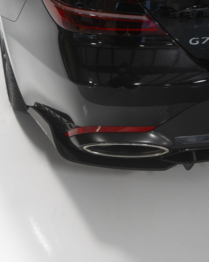 VELOCE Rear Spats and Diffuser + Fins Set for Genesis G70 2022+
