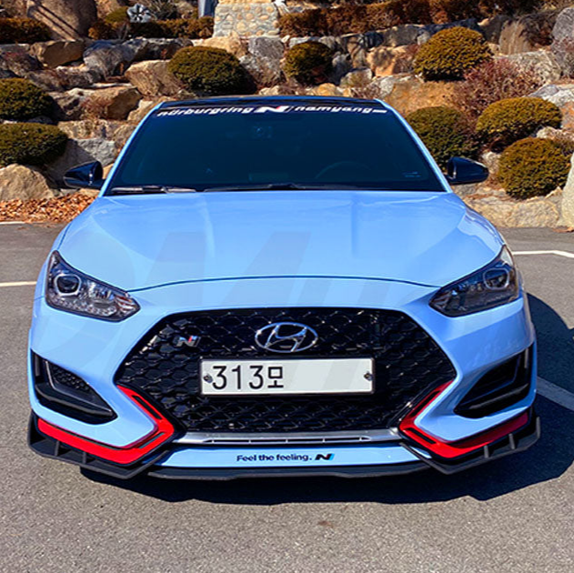 Hyundai Veloster N Front Splitter Type-R by Veloce 7