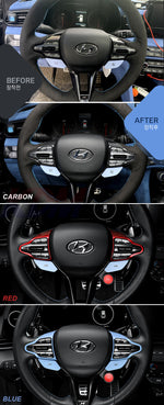 YTC Brand Steering Wheel Button Panel Cover for Hyundai Elantra N 2021-2023