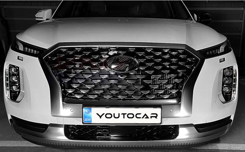 YTC Brand Front Air Curtain Hole Cover for Hyundai Palisade 2020-2022