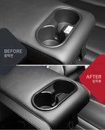 YTC Brand Backseat (2nd row) Cup Holder Frame Cover for Hyundai Ioniq 5