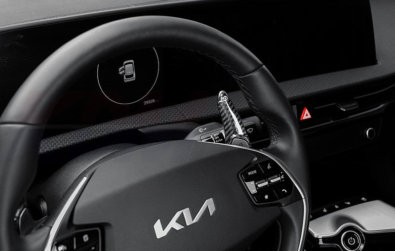 YTC Brand Real Carbon Fiber Paddle Shifter Extensions for Kia EV6 2022+