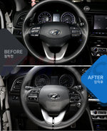 YTC Brand Dashboard Steering Wheel Button Frame Cover for Hyundai Elantra GT (i30 PD) 2018-2019