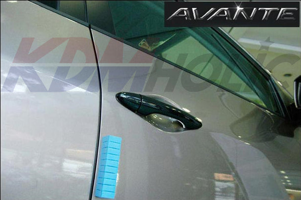 Art-X Carbon Fiber Skin Door Handle Cover Kit for Hyundai Elantra MD 11~16