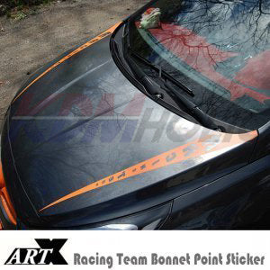 Art-X Bonnet (Hood) Racing Team Point Mask Decal for Hyundai Accent –  KDMHolic