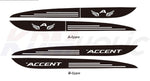 Art-X Ver.1 Side Guard Line Point Decal for Hyundai Accent 12~17