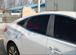 3D Carbon Fabric B & C Pillar Applique Set for Hyundai Azera (Grandeur HG) 12~17