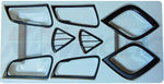Art-X Carbon Fiber Skin Interior Trim Cover Kit (8pcs) for Hyundai Accent 12~17