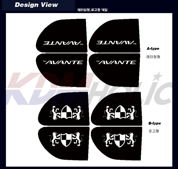 Art-X LED Door Light Plate Kit for Hyundai Elantra (Avante MD) 11~16