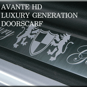 Luxury Generation Door Sill Applique Set (4pcs) for Hyundai Elantra (Avante HD) 2007~2010