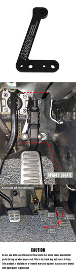M&S Heel & Toe Pedal Spacer Kit for Hyundai Veloster N