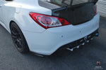 M&S Rear Spats (Winglet Type Rear Lip) for Hyundai Genesis Coupe BK1 & BK2 (All Years 10~16)
