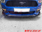 M&S Veloce Line Front Splitter for Ford Mustang 6th Gen 2015+