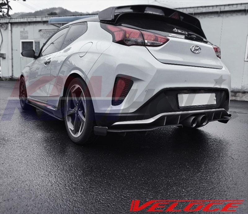 M&S Veloce Line TYPE-R Rear Lip Set for Hyundai Veloster JS Turbo 2019+