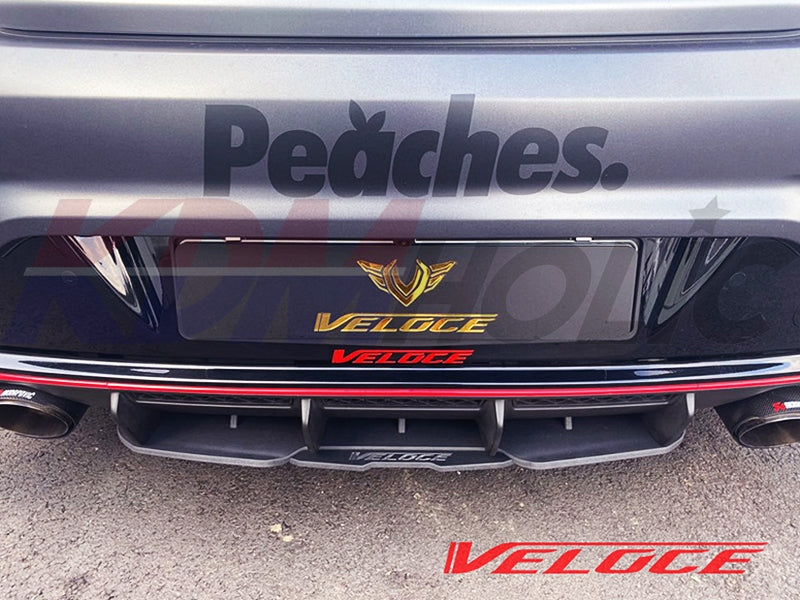 M&S Veloce Line TYPE-R Rear Diffuser for Hyundai Veloster N 2019+