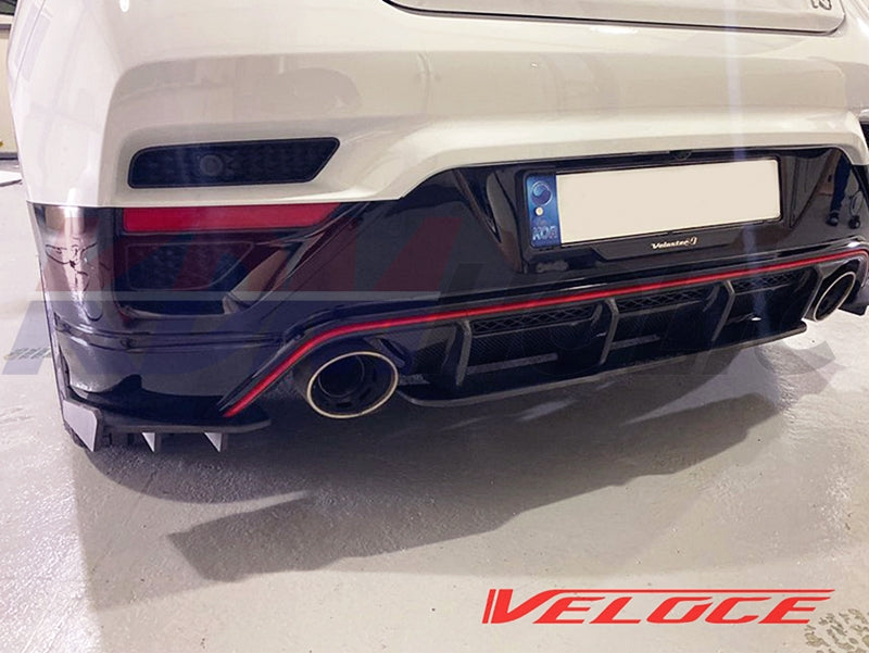 M&S Veloce Line TYPE-S Rear Diffuser for Hyundai Veloster N 2019+