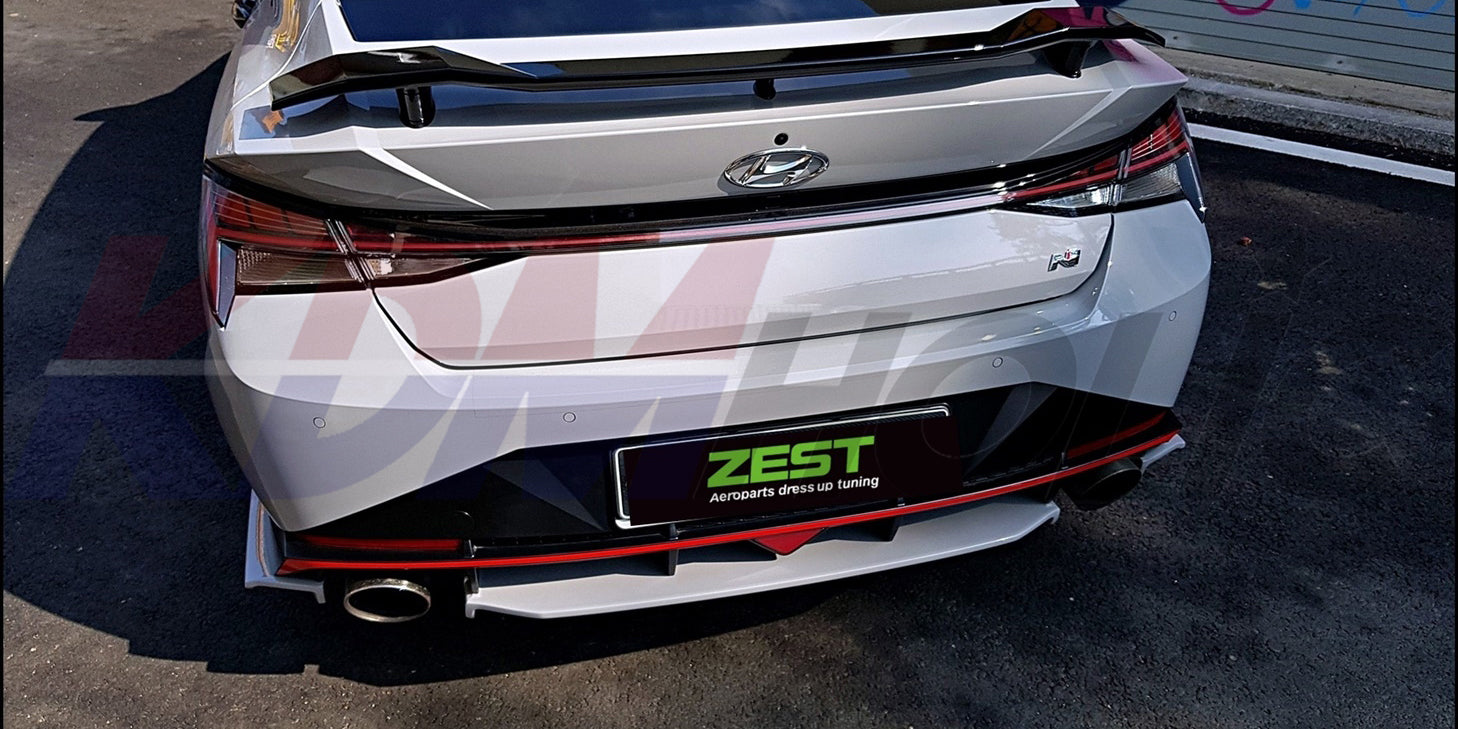 ZEST Rear Diffuser Lip Set for Hyundai Elantra N – KDMHolic